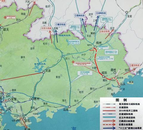 梅州原计划修建的龙川新闻 行业               "湛广梅客专仍在计划