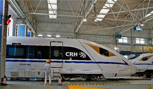 crh3a型动车组即将亮相西成高铁